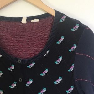 Anthropologie Fox Cardigan (MOTH tag)